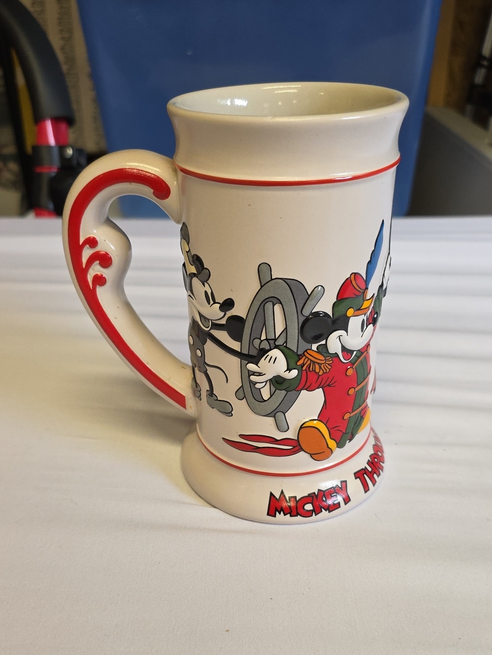Vintage Disney "Mickey Through the Years" Collectible Ceramic Mug